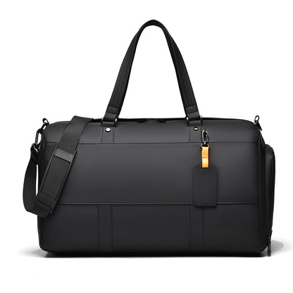 2025 New stylish and simple travel bag, independent shoe compartment bag, shoulder messenger bag, wet and dry separation, short trip fitness bag