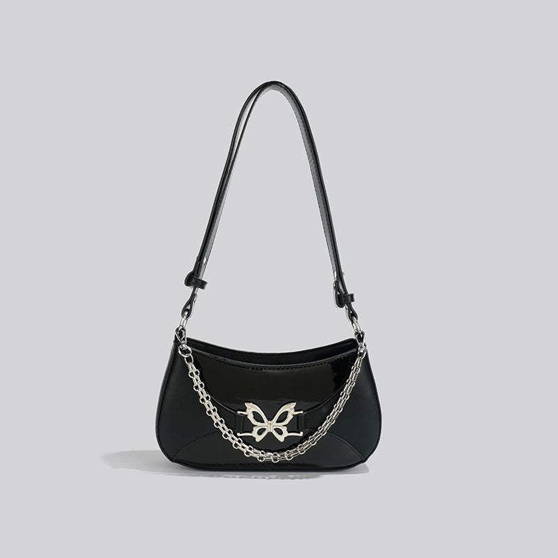 ZLLKL 2025 Premium sense silver butterfly armpit bag women's  niche bag women's  new women's messenger bag New