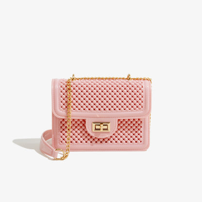 ZLLKL 2025 Bohao, trendy PVC Barbie jelly bag, soft leather texture, fashionable and versatile single shoulder women's bag, large-capacity bag customization