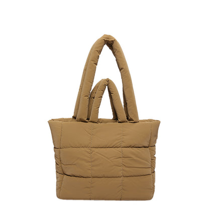 2025 ZLLKL Korean version of fashion cotton clothes tote bag popular new simple large-capacity shoulder bag personalized Popular-style cotton clothes shopping bag