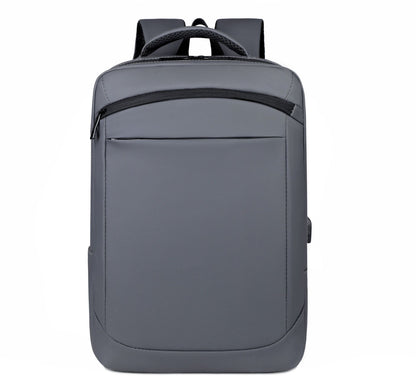 2025 new business backpack versatile men's anti-splashing computer backpack men's leather film large-capacity student schoolbag