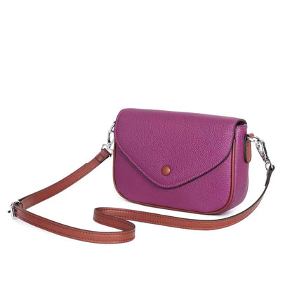 TOGO pattern cowhide small square bag women's messenger high-end leather women's bag versatile casual women's shoulder bag 9805
