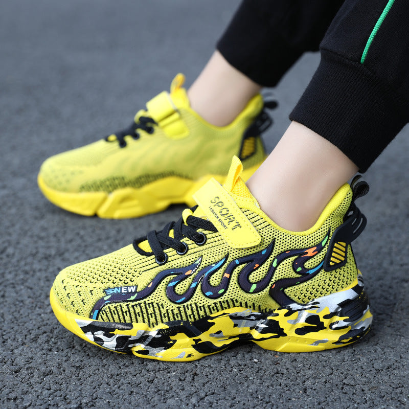 ZllKl  Factory Batch Dad Shoes Primary School Students Mesh Breathable Mesh Shoes Foreign Trade Boy Shoes Summer Children Sneaker Middle and Big Children