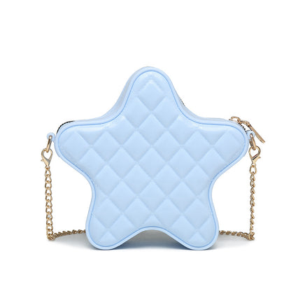 ZLLKL 2025 Bo Hao, Xiaoxiangfeng PVC Pentagon Barbie Jelly Bag, Fashion Versatile Rhombus Bag, Dirty and Easy to Wash, Summer Female Oblique Span