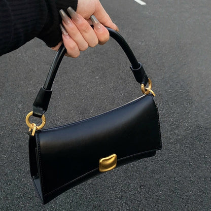 ZLLKL 2025 Black Underarm Bag Women's  New Summer Tide Premium Texture Niche One Shoulder Portable Small Square Bag Crossbody Women's Bag