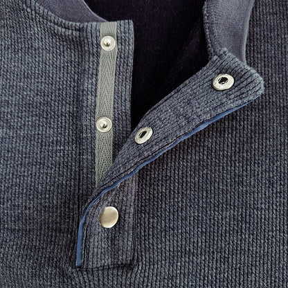 ZLLKL 2025 men's long-sleeved crew neck T-shirt, Popular trade men's bottoming shirt men's autumn Popular trade Henry t-shirt men's wholesale