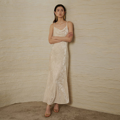 2025 Suspender women's inner spring and summer new high-end temperament women's clothing gentle wind white inner suspender skirt A1203