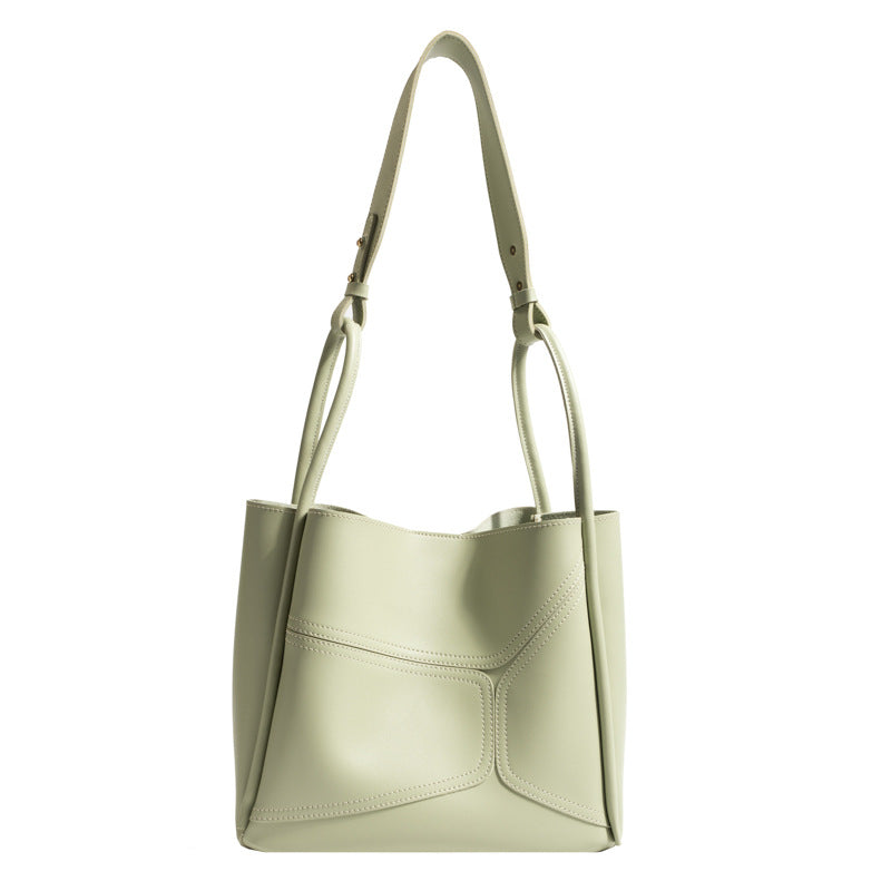 ZLLKL 2025Tote bag women's  summer new high-end texture niche retro large-capacity vegetable basket bag shoulder messenger bag