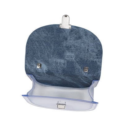ZLLKL 2025 Bohao popular new Popular trade messenger bag women's high sense translucent versatile shoulder fashion handbag saddle bag