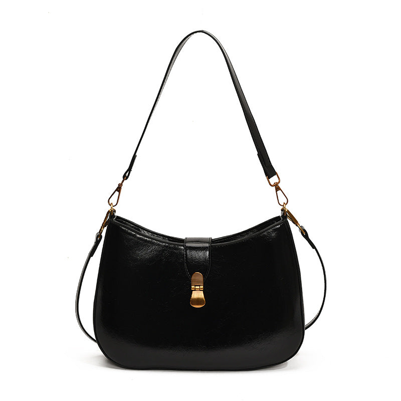 ZLLKL 2025 Korean niche design fashionable and versatile work commuter bag women's popular new retro casual shoulder armpit bag
