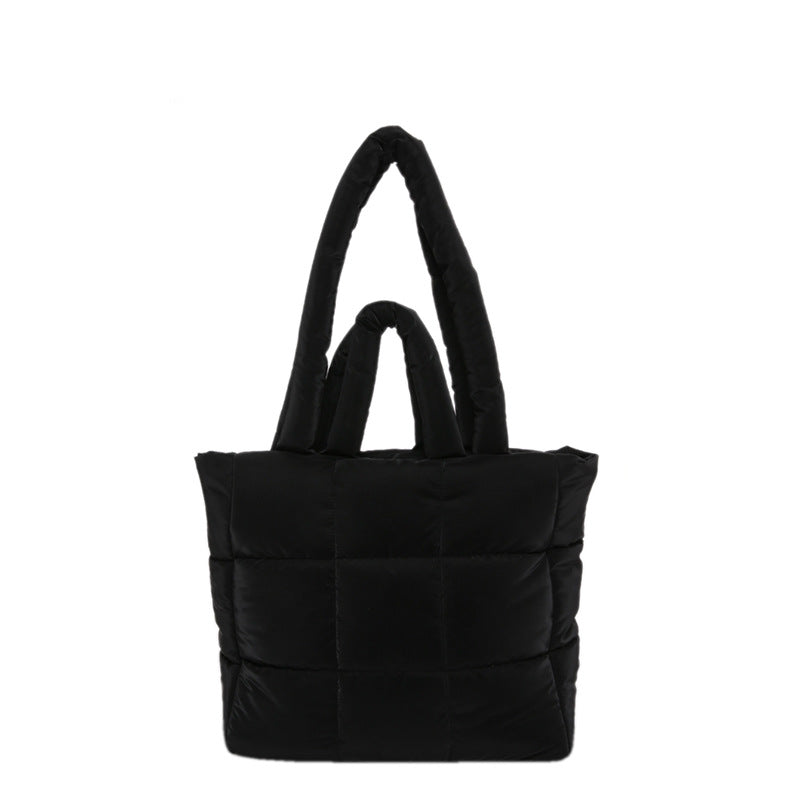 2025 ZLLKL Korean version of fashion cotton clothes tote bag popular new simple large-capacity shoulder bag personalized Popular-style cotton clothes shopping bag