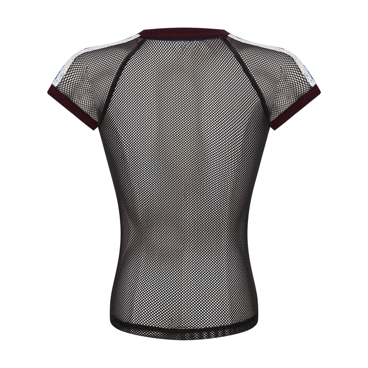 TX220 Trend 2025 Women's Premium Sense Street Tide Grid Breathable Design Short Sleeve Spice Girls Niche Skinny T-Shirt