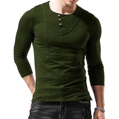 ZLLKL 2025 men's long-sleeved crew neck T-shirt, men's bottoming shirt, Popular trade men's t-shirt,  popular clothes wholesale