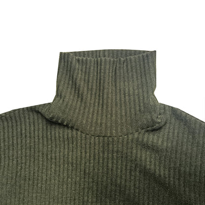 ZLLKL 2025 New men's sweater autumn and winter turtleneck warm bottoming shirt, Popular trade men's long-sleeved t-shirt  knitted sweater