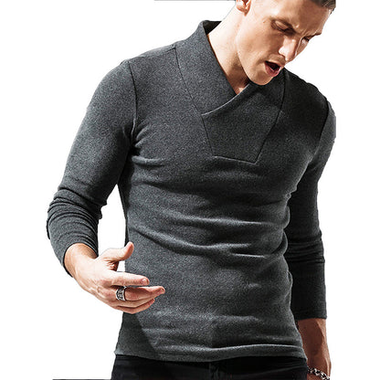 ZLLKL 2025 Popular, , autumn and winter turtleneck warm bottoming shirt Popular trade men's long-sleeved t-shirt thickened t-shirt top men's wholesale