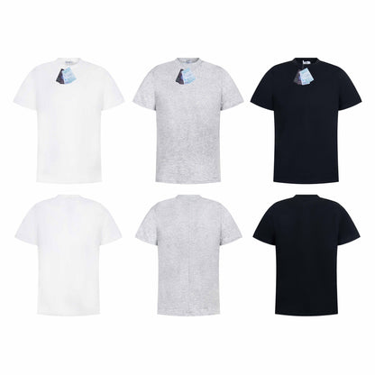 G25-085 Trend 2025 Summer Women's Street Trend Premium Sense Deconstruction Solid Color Design Spice Girl Skinny Short Sleeve T-Shirt