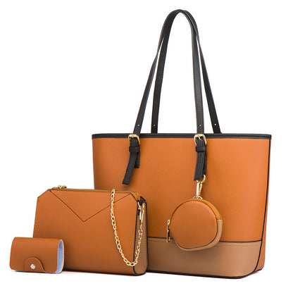 ZLLKL 2025Women's bag popular new bag women's 2025 atmospheric styling fashion women's bag crossbody shoulder handbag four-piece bag