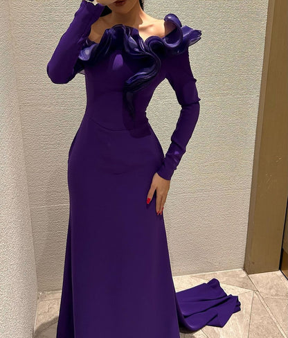 popular autumn and winter new New Popular trade women's clothing independent station ebay sexy trailing lace ball evening dress