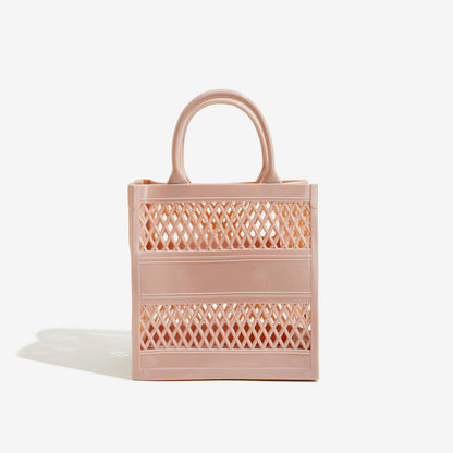 ZLLKL 2025 Bohao PVC Barbie jelly bag fashionable versatile soft handle vegetable basket dirt-resistant and easy to wash summer portable women's bag Popular trade