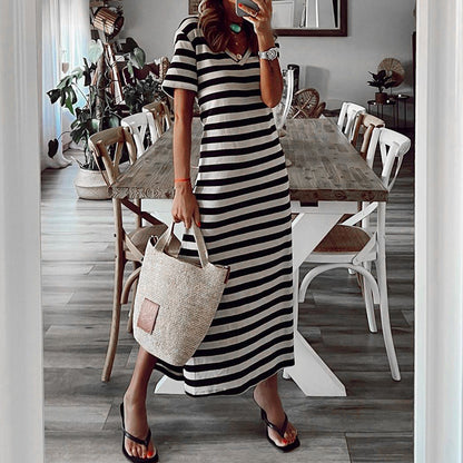 ZllKl  Spring  European and American Style Wish Best Selling Women's Clothes  Cross-Border Slit Loose Printed Skirt New Jumpsuit