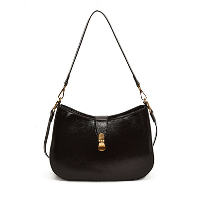 ZLLKL 2025 Korean niche design fashionable and versatile work commuter bag women's popular new retro casual shoulder armpit bag