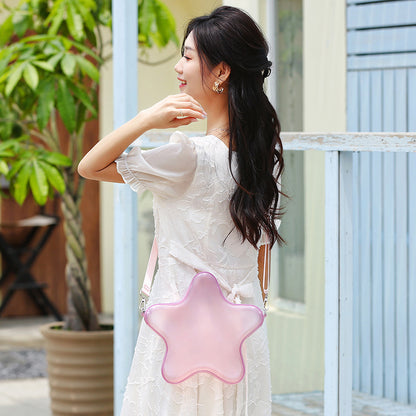 ZLLKL 2025 Bohao, jelly bag popular new New Popular trade messenger bag fashionable and trendy shining star backpack 23044