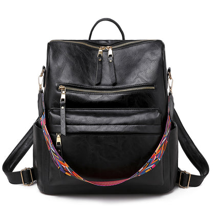 2025 2025 new backpack cute female PU retro home mommy bag, backpack large capacity, girls backpack
