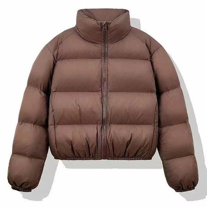winter new Kendou style thickened stand-up neck cotton coat women's short fashion small cotton coat