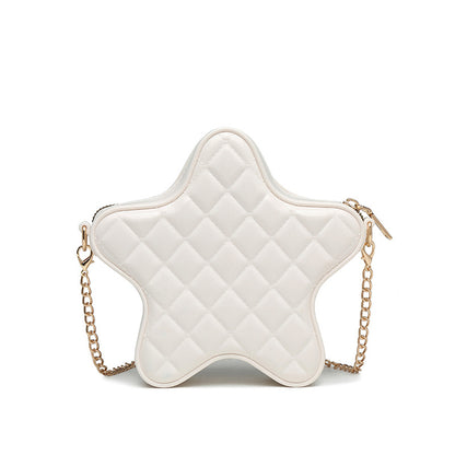 ZLLKL 2025 Bo Hao, Xiaoxiangfeng PVC Pentagon Barbie Jelly Bag, Fashion Versatile Rhombus Bag, Dirty and Easy to Wash, Summer Female Oblique Span