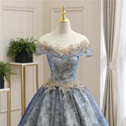 2025 New chorus performance suit, long vocal beauty vocal art test dress, host's annual meeting solo evening dress, fluffy skirt
