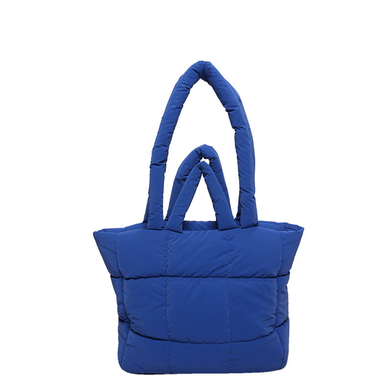 2025 ZLLKL Korean version of fashion cotton clothes tote bag popular new simple large-capacity shoulder bag personalized Popular-style cotton clothes shopping bag