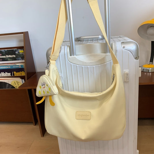 2025 ZLLKL Korean version of fashion nylon shoulder bag popular new simple girl shoulder bag versatile casual child and mother messenger bag women