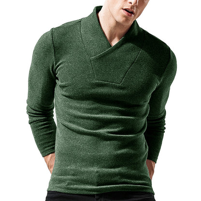 ZLLKL 2025 Popular, , autumn and winter turtleneck warm bottoming shirt Popular trade men's long-sleeved t-shirt thickened t-shirt top men's wholesale