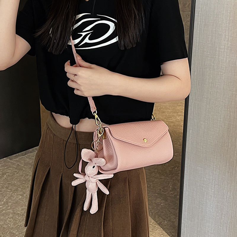 ZLLKL 2025Japan and Korea messenger bag girls  new high-end tofu bag wholesale summer simple commuter niche women's bag