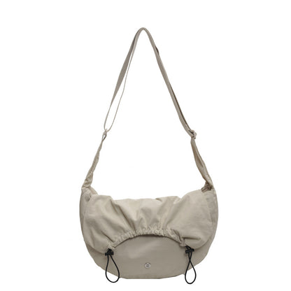 2025 ZLLKL popular New Fashion Nylon Folded Shoulder Bag Versatile Casual Puff Bag Lightweight Hot Outdoor Messenger Bag Women