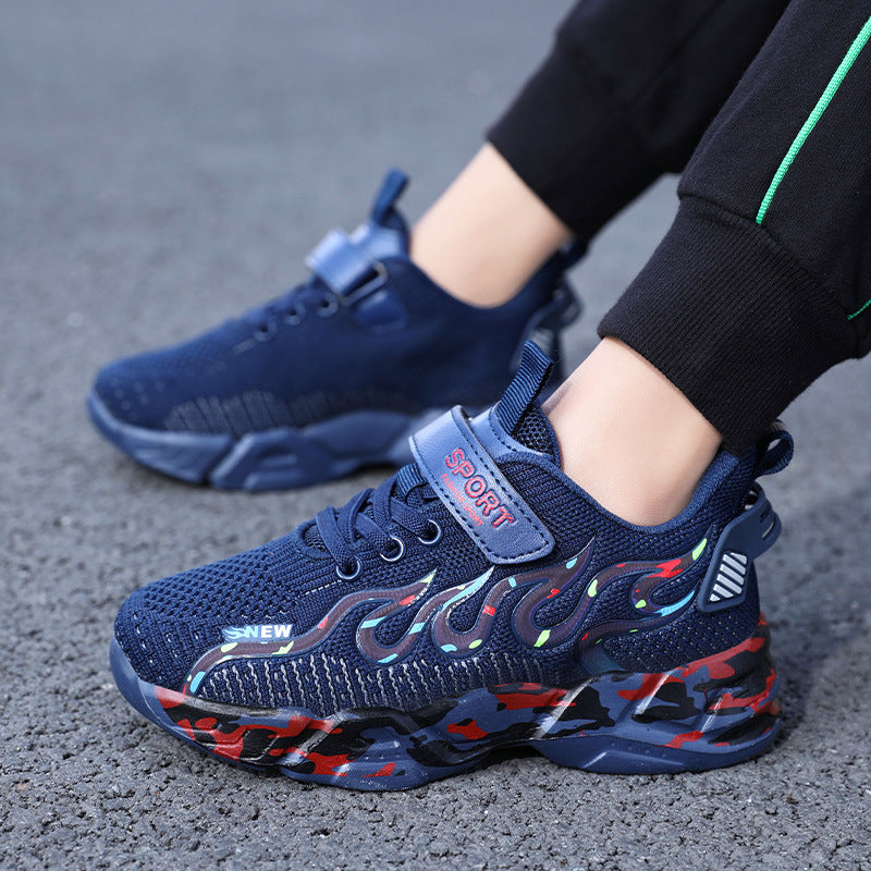 ZllKl  Factory Batch Dad Shoes Primary School Students Mesh Breathable Mesh Shoes Foreign Trade Boy Shoes Summer Children Sneaker Middle and Big Children
