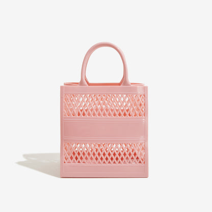 ZLLKL 2025 Bohao PVC Barbie jelly bag fashionable versatile soft handle vegetable basket dirt-resistant and easy to wash summer portable women's bag Popular trade