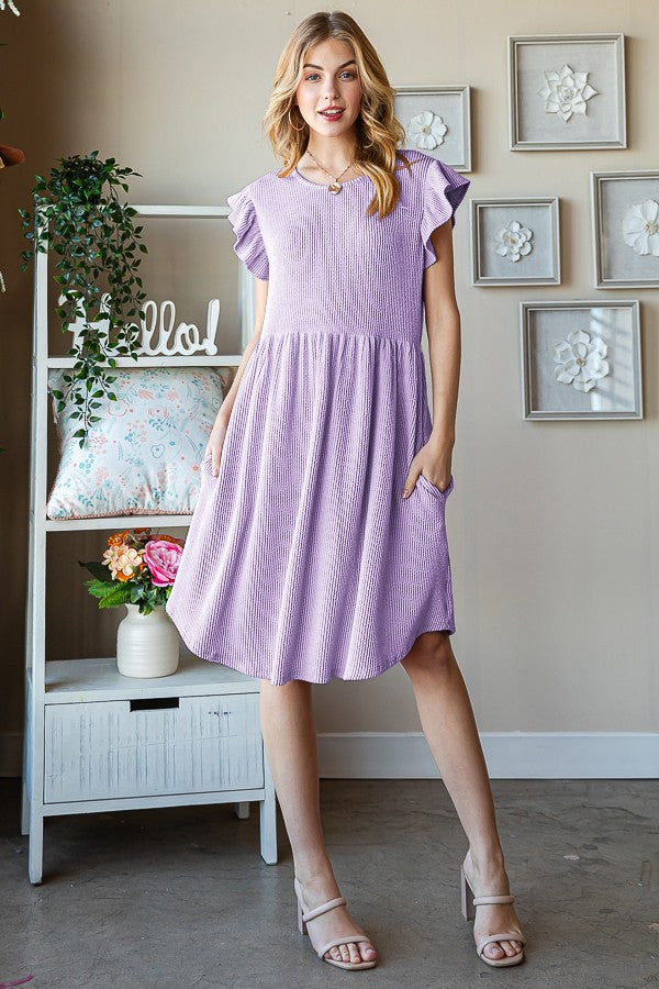 ZllKl  European and American Women's Clothing ebay  New Fashionable Stringy Selvedge round Neck Solid Color Little-Girl Style Clothes Mini Dress