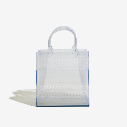 ZLLKL 2025 Bohao PVC Barbie jelly bag fashionable versatile soft handle vegetable basket dirt-resistant and easy to wash summer portable women's bag Popular trade