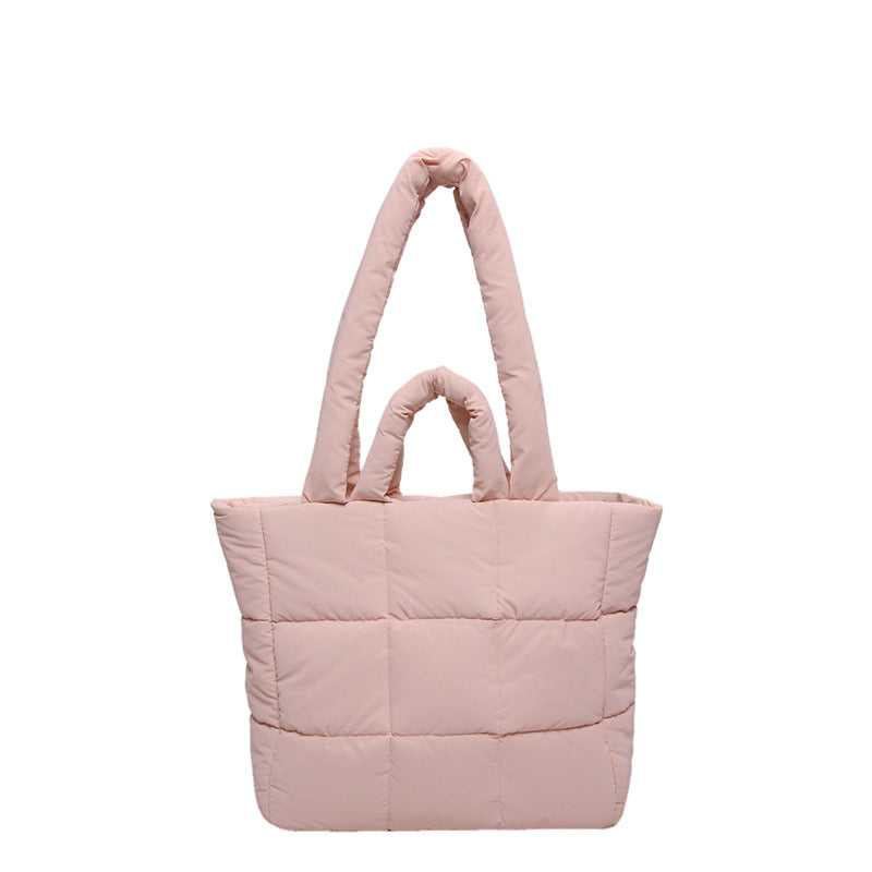 2025 ZLLKL Korean version of fashion cotton clothes tote bag popular new simple large-capacity shoulder bag personalized Popular-style cotton clothes shopping bag
