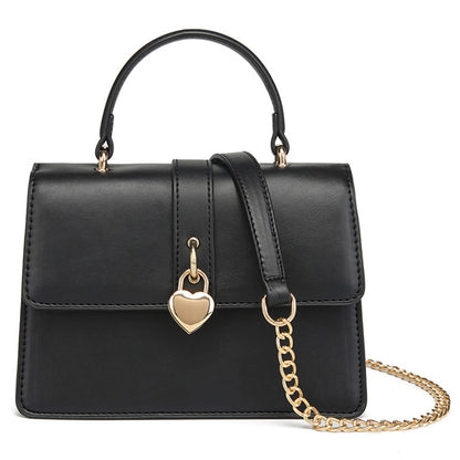 ZLLKL 2025 Bohao pu women's bag popular new practical shoulder messenger bag women's premium love lock chain portable envelope bag