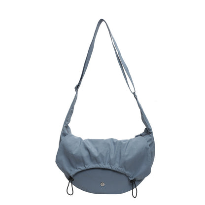 2025 ZLLKL popular New Fashion Nylon Folded Shoulder Bag Versatile Casual Puff Bag Lightweight Hot Outdoor Messenger Bag Women