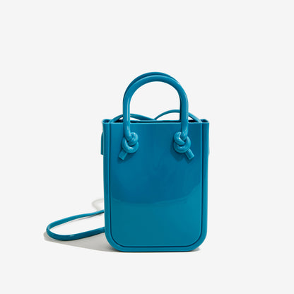 ZLLKL 2025 Bohao PVC Barbie Jelly Bag Macaron Mini Handbag Fashion Versatile Summer Women's Crossbody Bag Customization