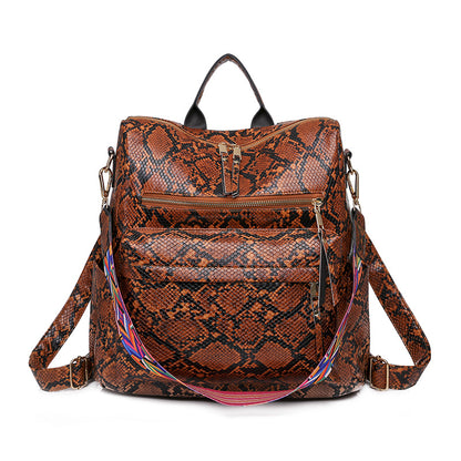 2025 2025 new backpack cute female PU retro home mommy bag, backpack large capacity, girls backpack