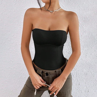 popular  New spring and summer spice girls sexy knitted slim and thin party photo tube top