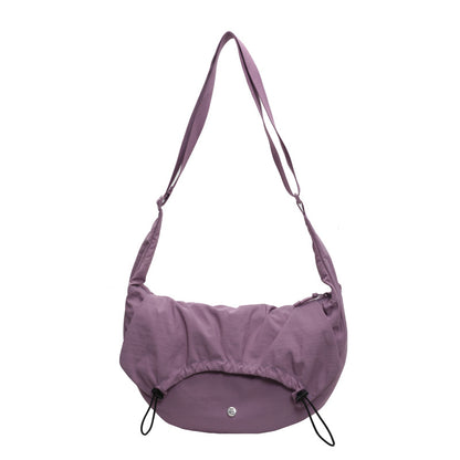 2025 ZLLKL popular New Fashion Nylon Folded Shoulder Bag Versatile Casual Puff Bag Lightweight Hot Outdoor Messenger Bag Women