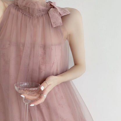 2025 New Chinese neck light raspberry powder jacquard mesh wedding dress photo niche dress  fairy dress