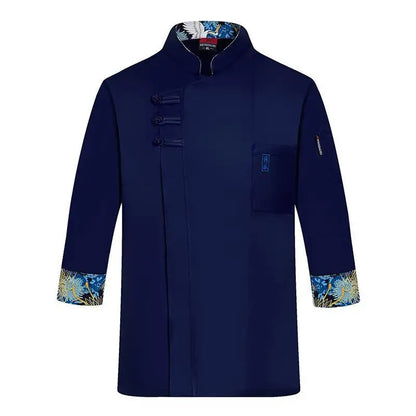 Overalls Male Long and Short Sleeve Dining Hotel Rear Kitchen Clothes Waiter Chef Uniform Female