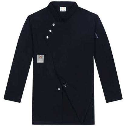Big Size Men Chef Jacket Women Cooker Waitress Coat Quality Restaurant Kitchen Shirt Blouse Breathable Bakery Work Wear Uniform