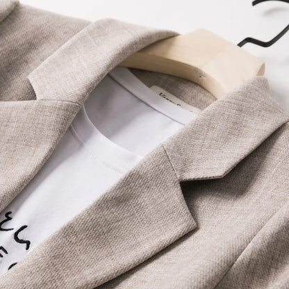 Fashion Business Plaid Suits Women Work Office Ladies Long Sleeve Spring Casual Blazer  New Jackets for Women Coats